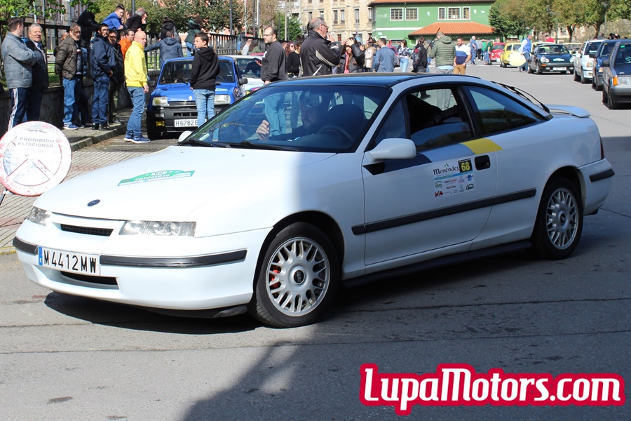 Opel calibra en el Rallye Valdesoto 2020