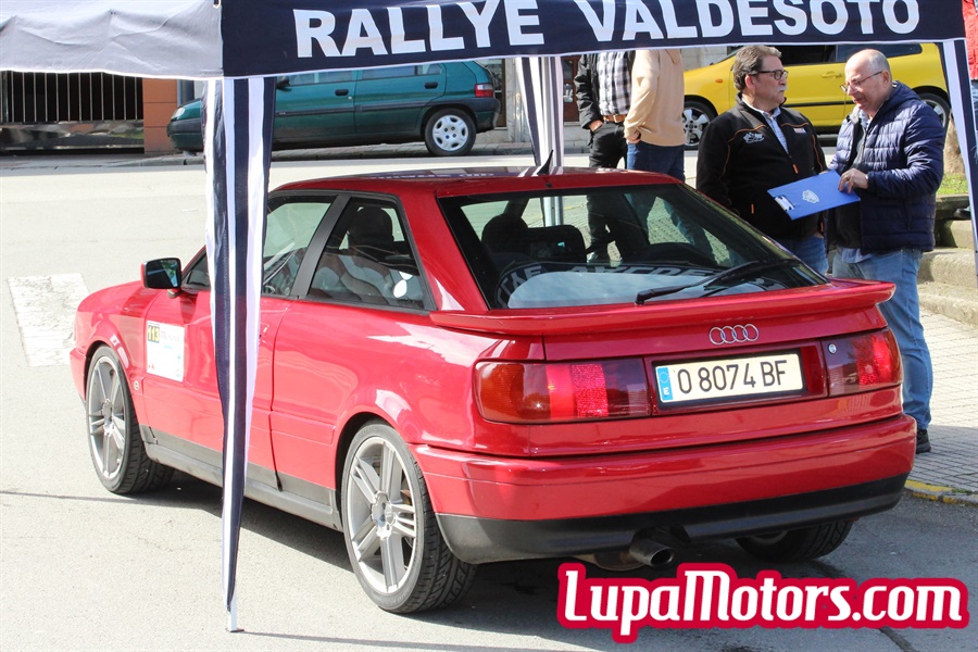Audi 80 en el Rallye Valdesoto 2020