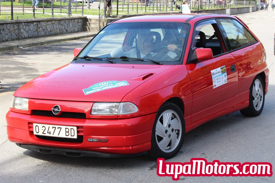Opel Astra en el Rallye Valdesoto 2020